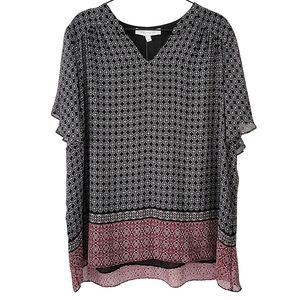 Marybelle Flowy Blouse Size 2X